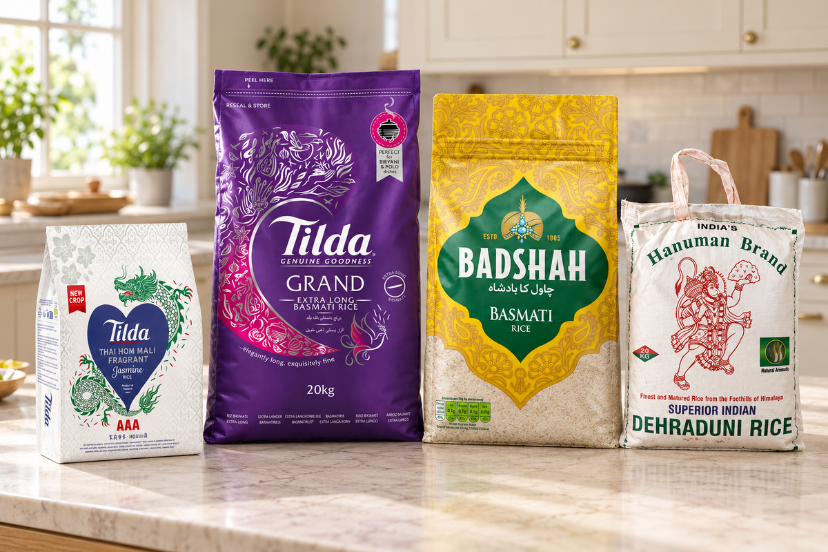 Dehradun Biriyani Basmati Rice and Tilda Rice