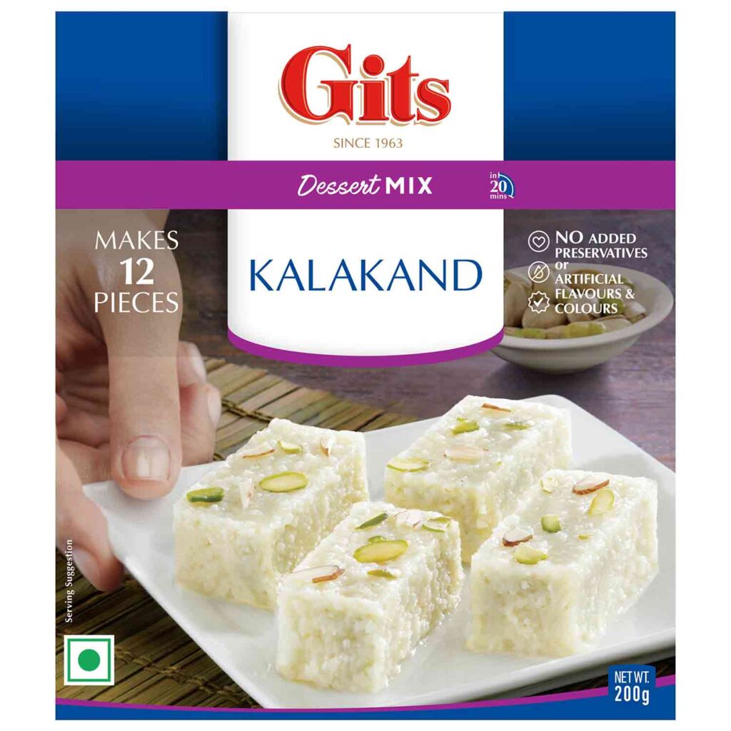 Gits Kalakand - (ready to cook milk pudding dry mix) - 200g_1