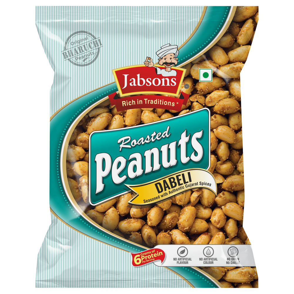 Jabsons Roasted Peanuts Dabeli - 140g_1
