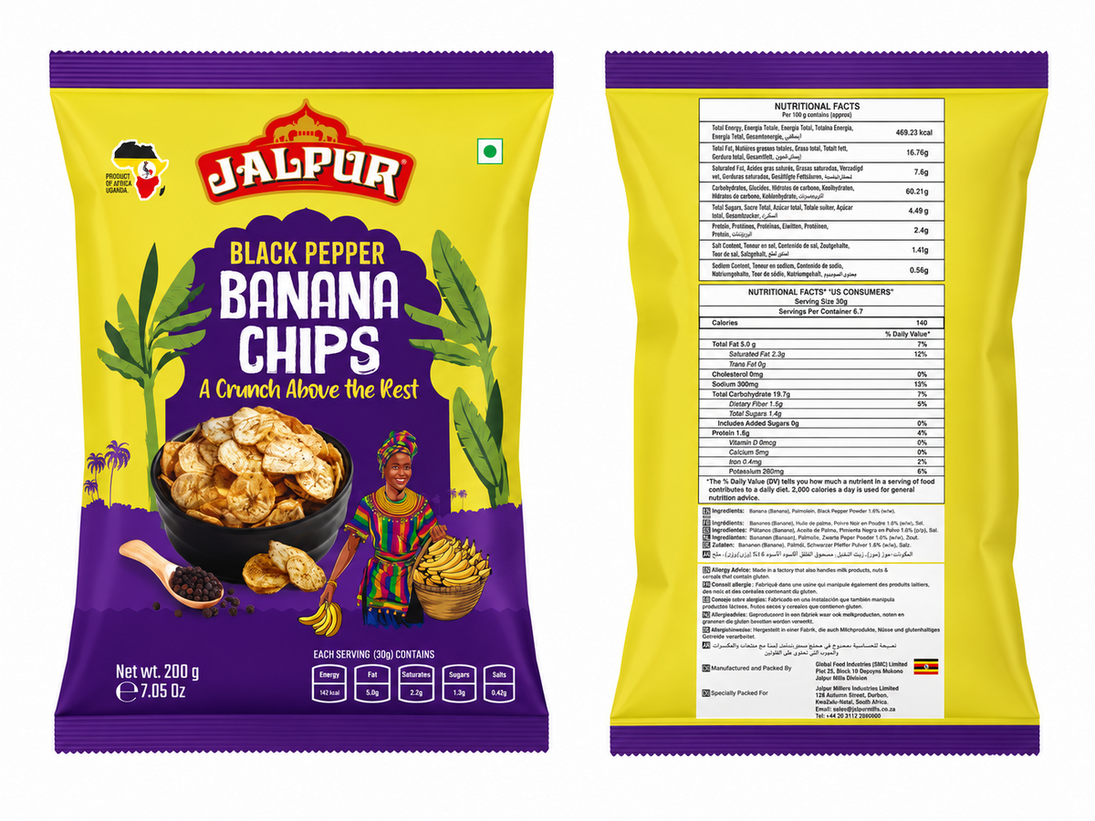 Jalpur Black Pepper Banana (Plantain) Chips - 3