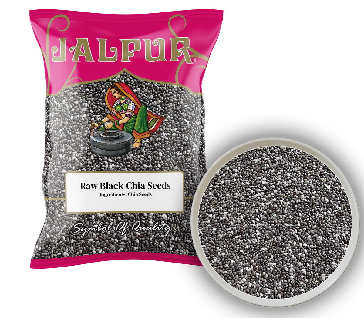 Jalpur Raw Black Chia Seeds - 100g