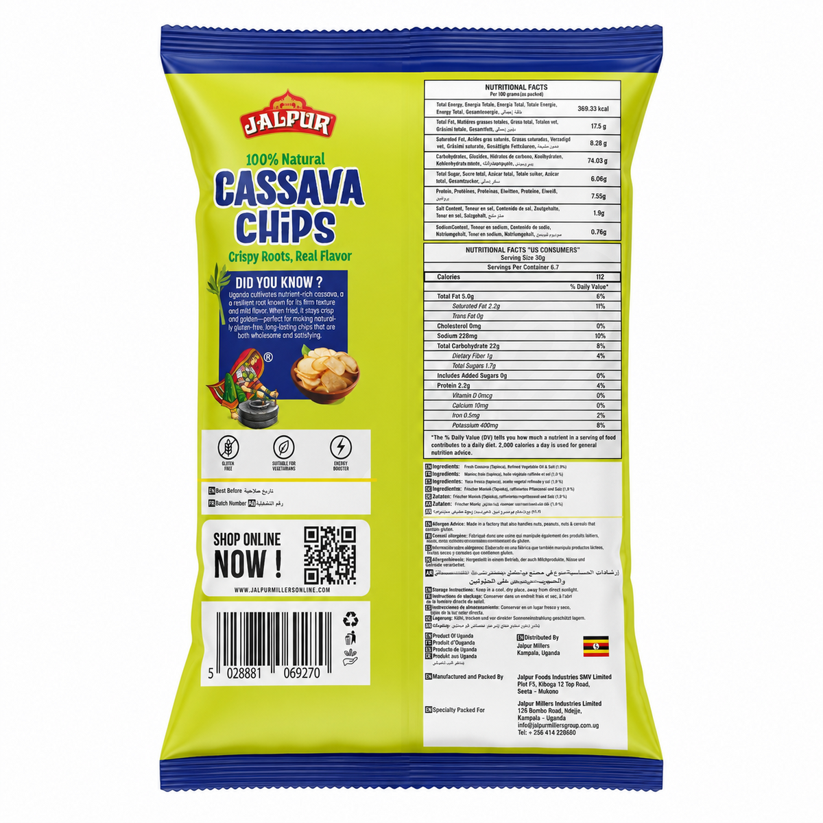 Jalpur Salted Cassava Chips - 2