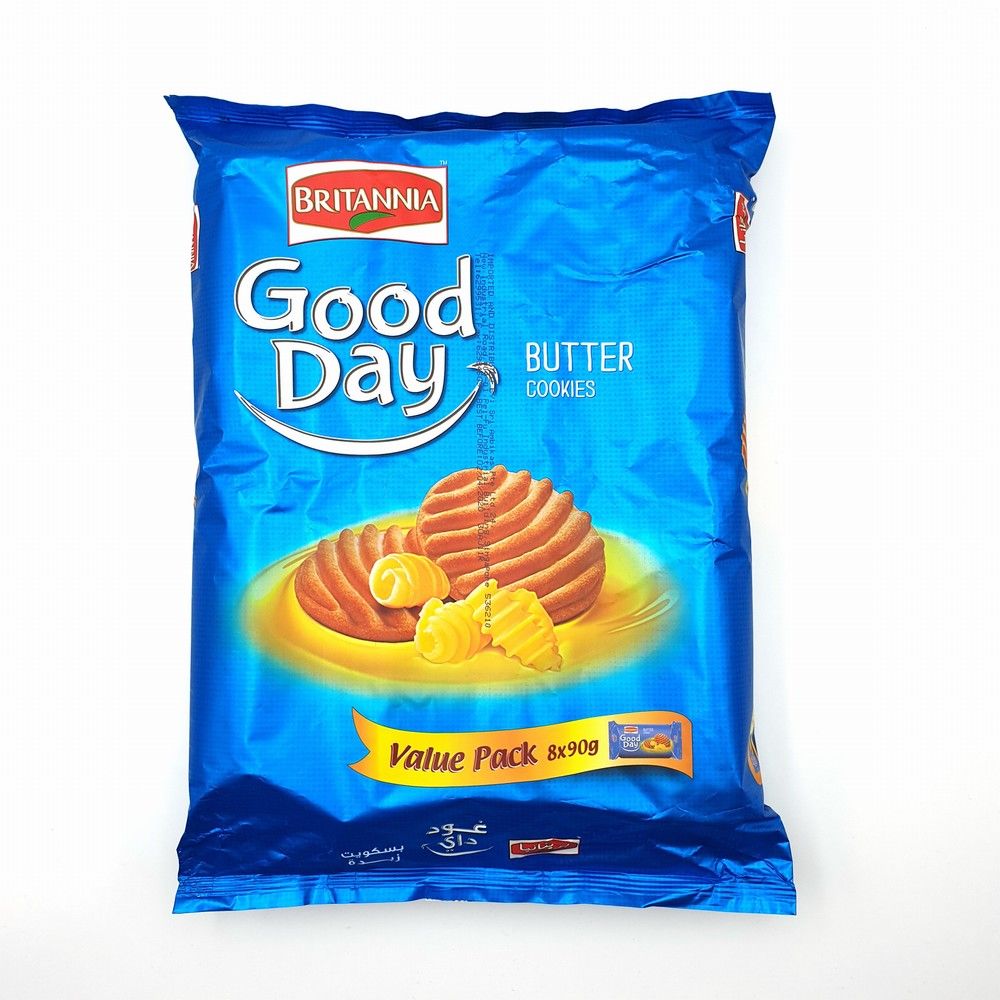 Britannia Good Day Butter Cookies Value Pack - 648g (8x81g)_1