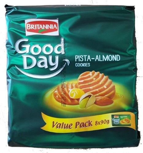 Britannia Good Day Pistachio & Almond Cookies Value Pack - 648g (8x81g)_1