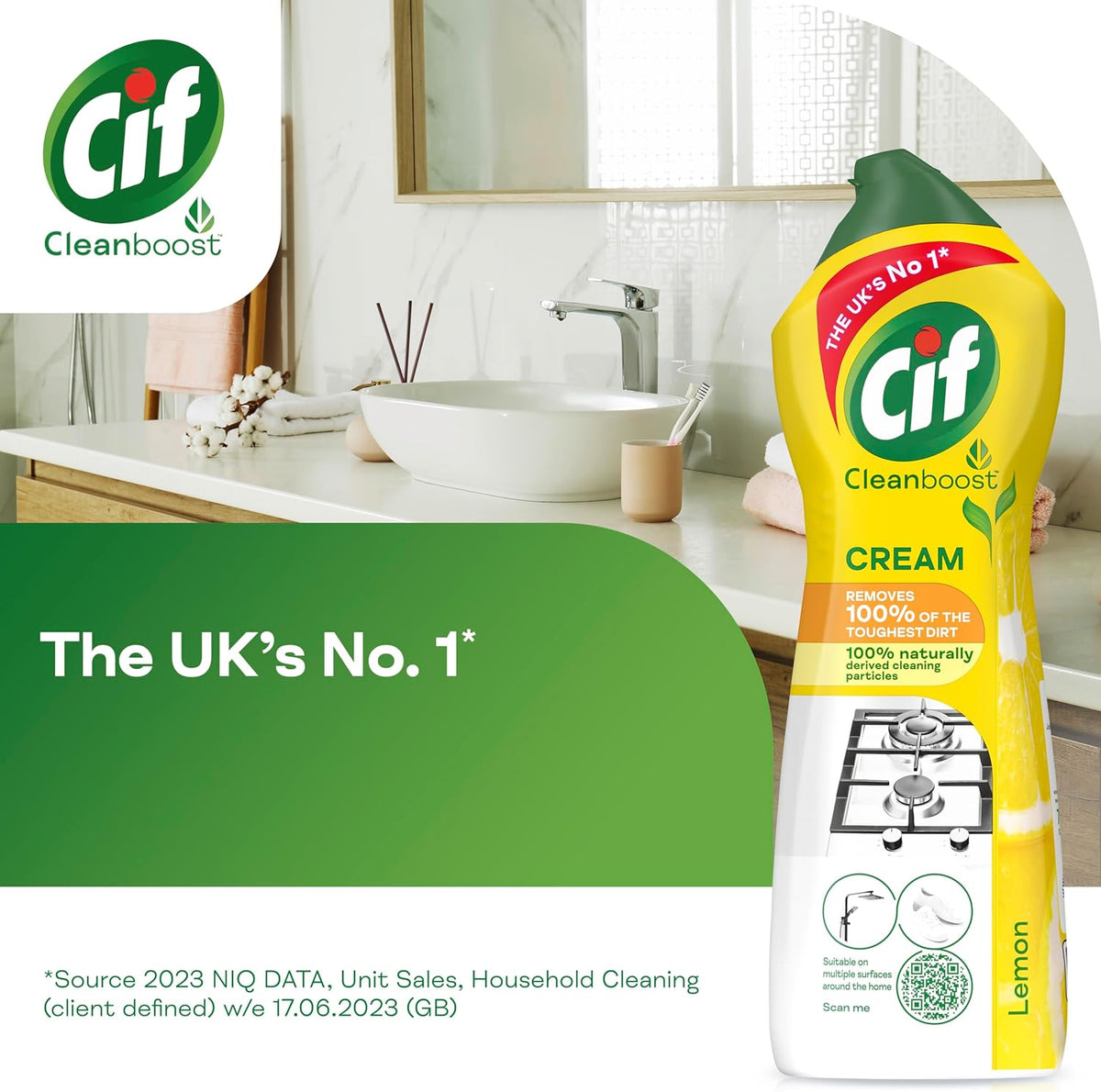 Cif Cream Lemon - 500ml_2