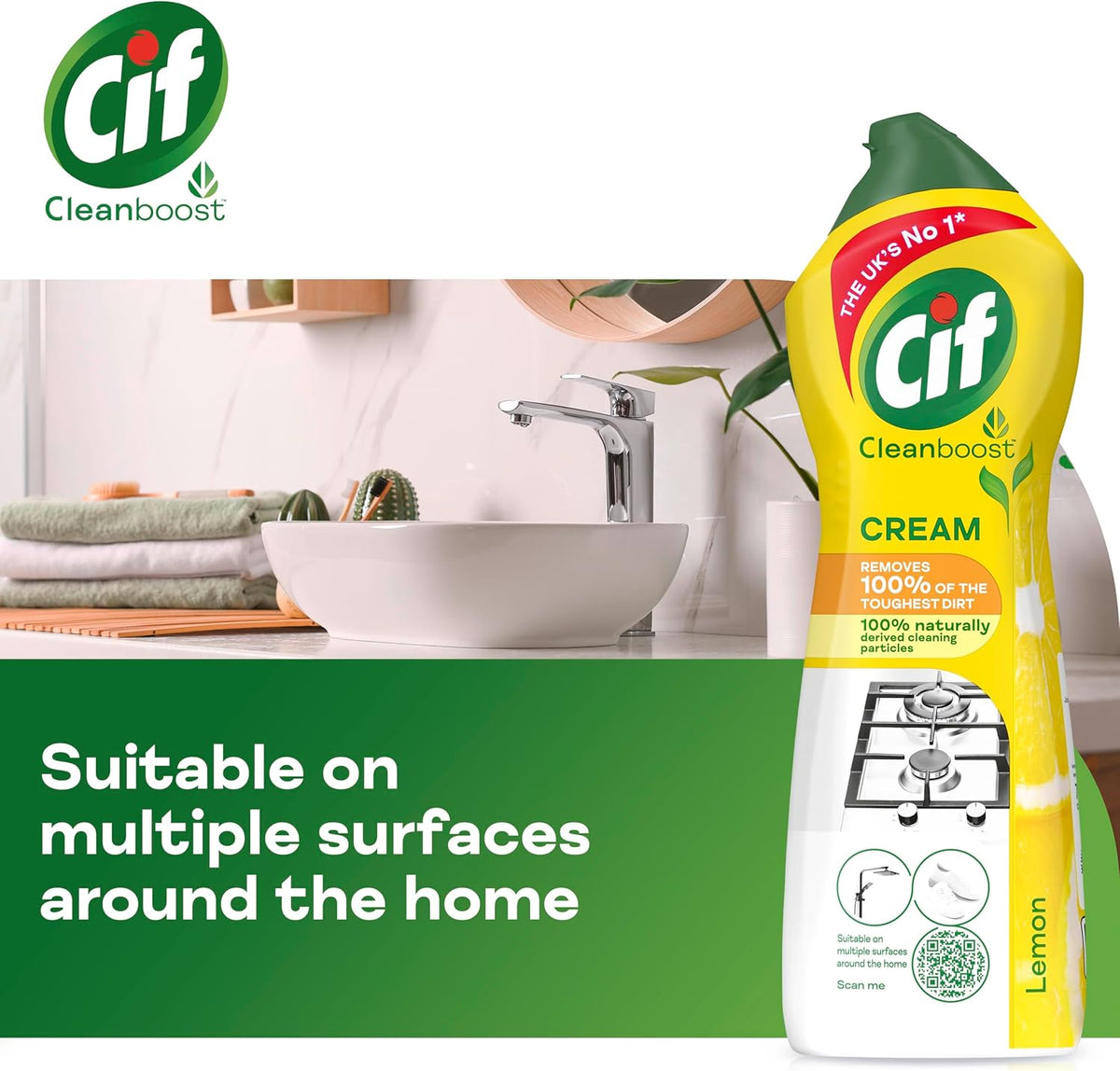 Cif Cream Lemon - 500ml_4