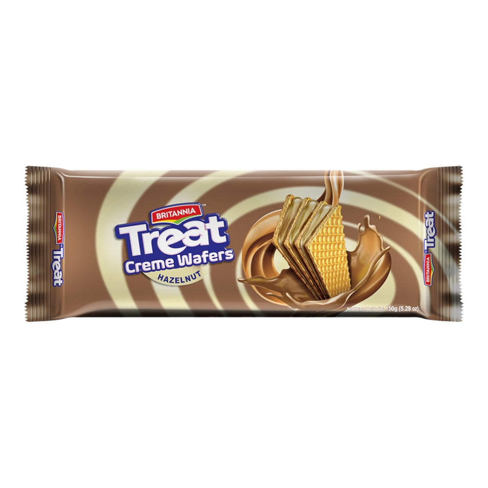Britannia Treat Cream Wafers Hazelnut - 150g_1