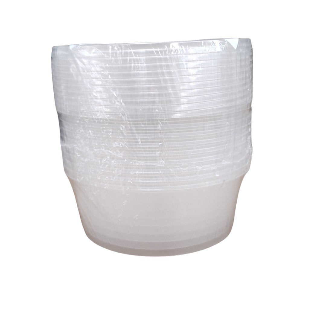 E-Lite 250ml Round Microwave Containers & Lid - 10 Pack_2