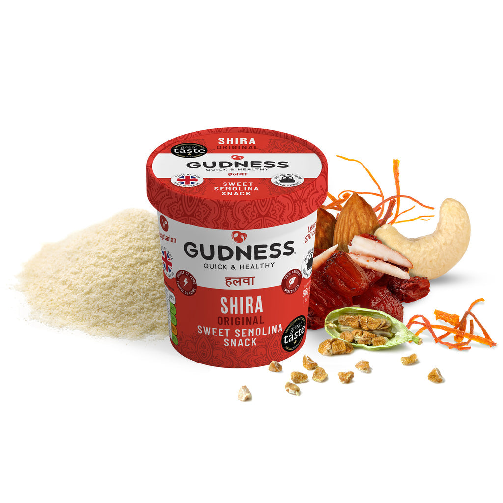 Gudness Shira Original Sweet Semolina Snack - 68g_2