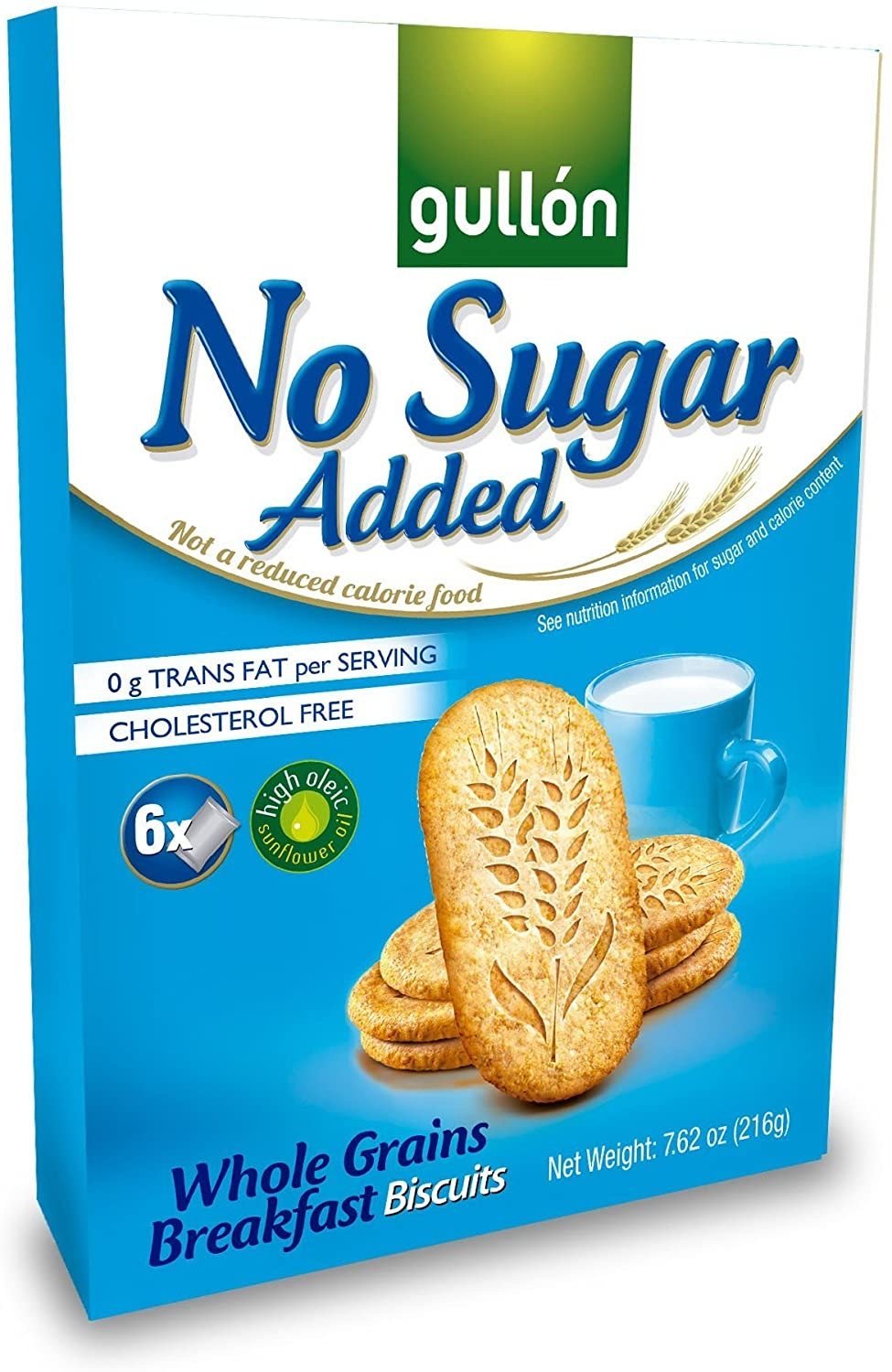 Gullon No Sugar Whole Grain Breakfast Biscuits - 216g_1