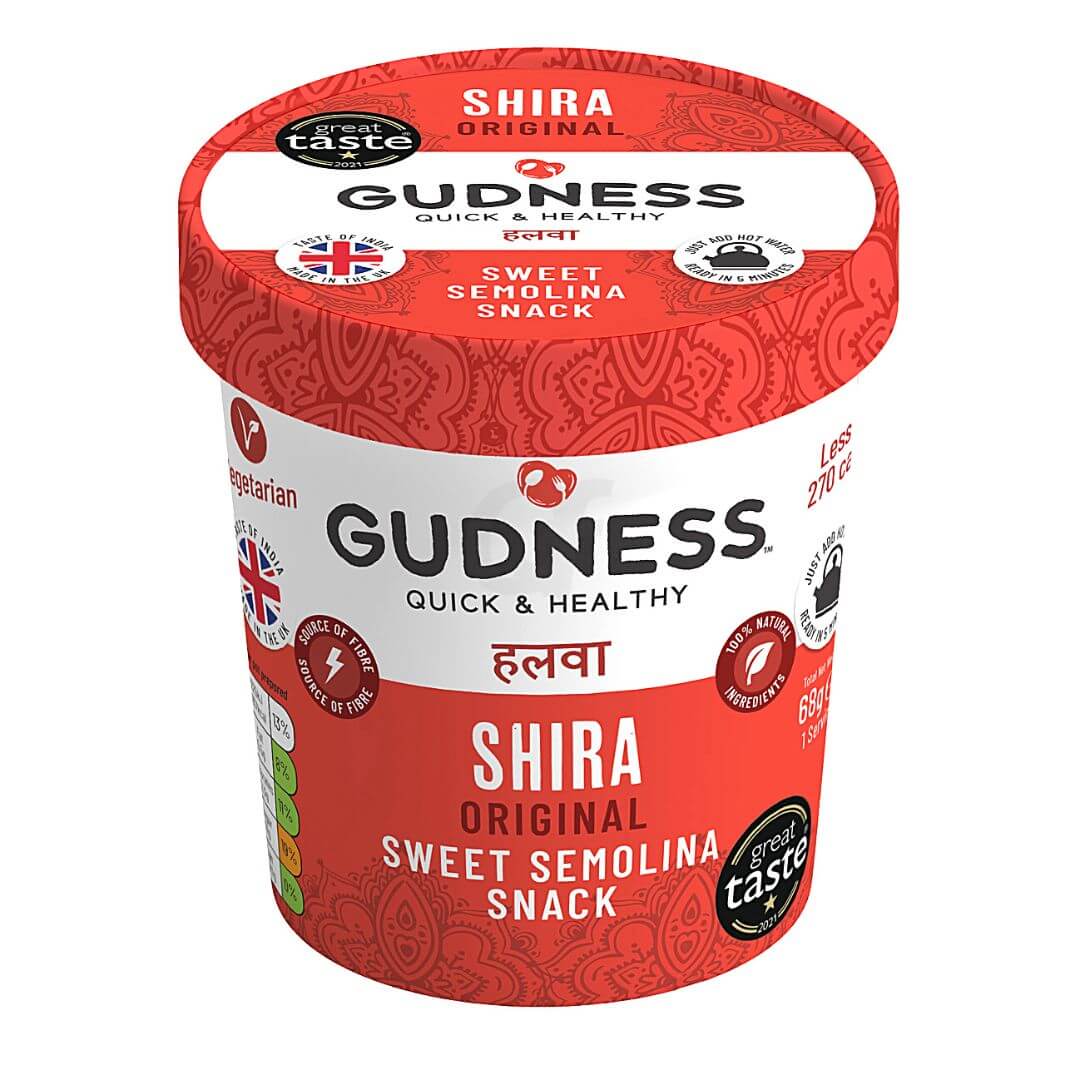 Gudness Shira Original Sweet Semolina Snack - 68g_1