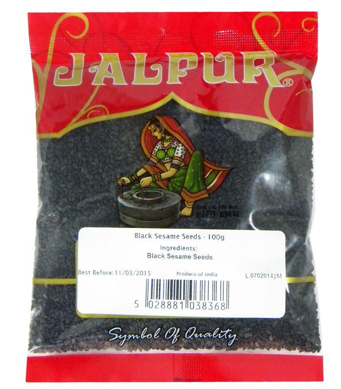 Jalpur Sesame Seeds Black - 100g - Jalpur Millers Online