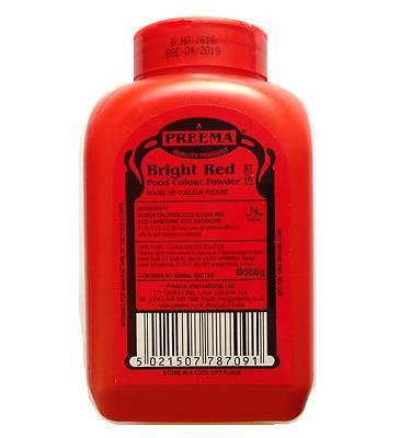 Preema Red Food Colour - 500g - Jalpur Millers Online