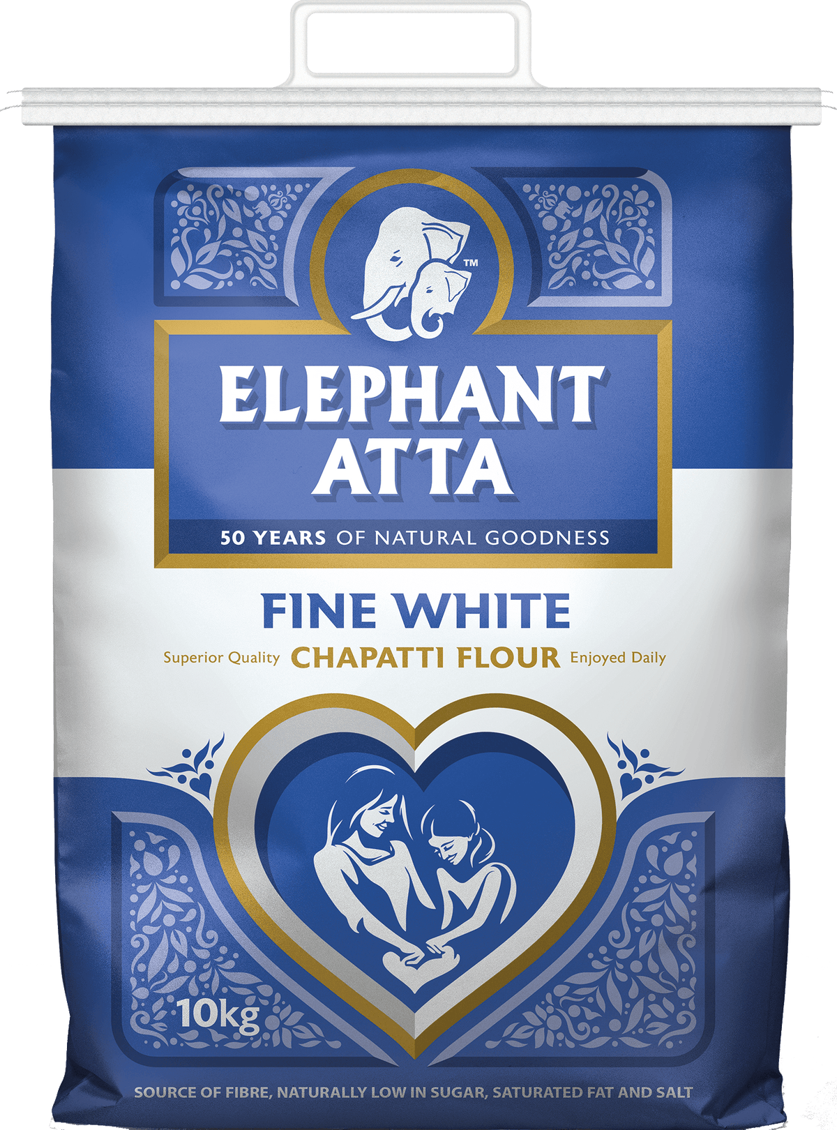 Elephant Atta Fine White Chapatti Flour - 10kg - Jalpur Millers Online