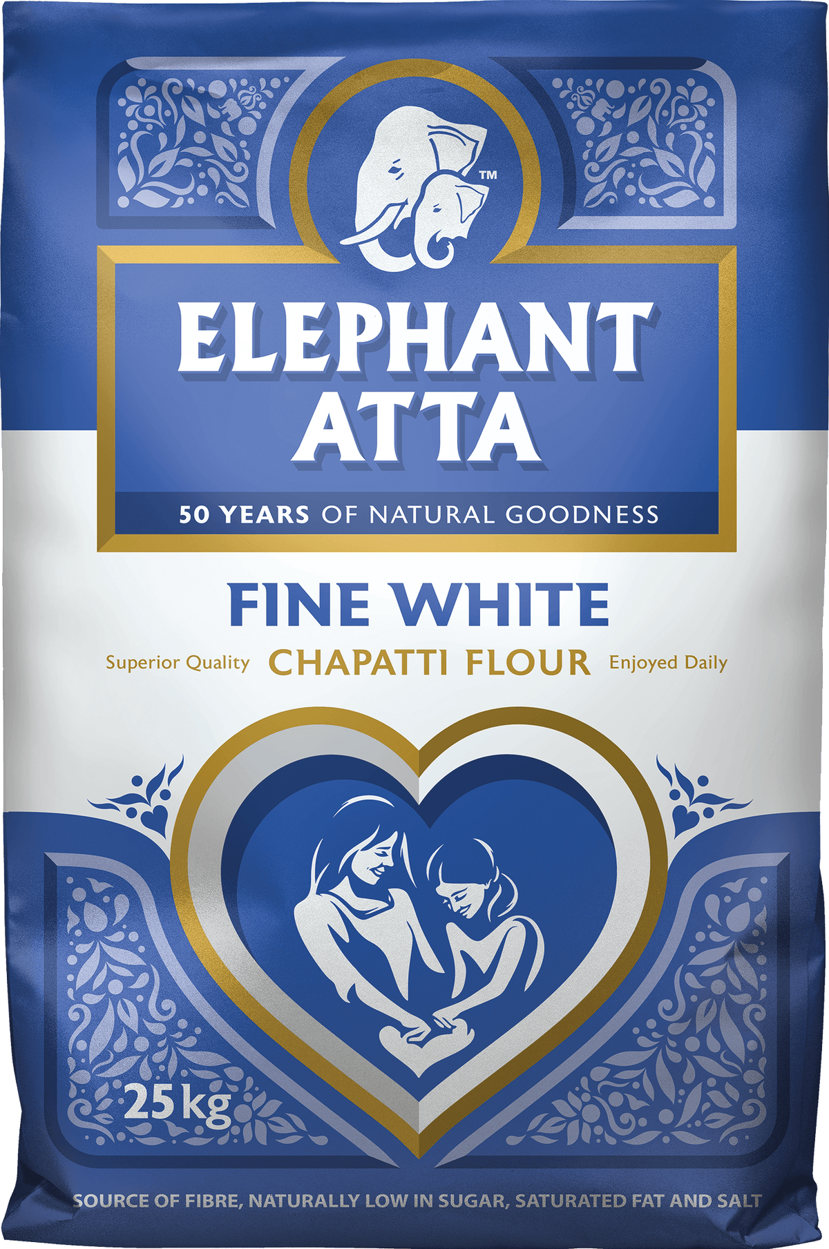 Elephant - White Fine Chapatti Flour - (fine white atta) - 25kg - Jalpur Millers Online