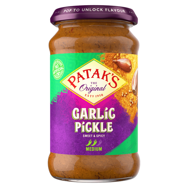 Patak's Garlic Pickle - 300g - 2 FOR £4.00 - Jalpur Millers Online