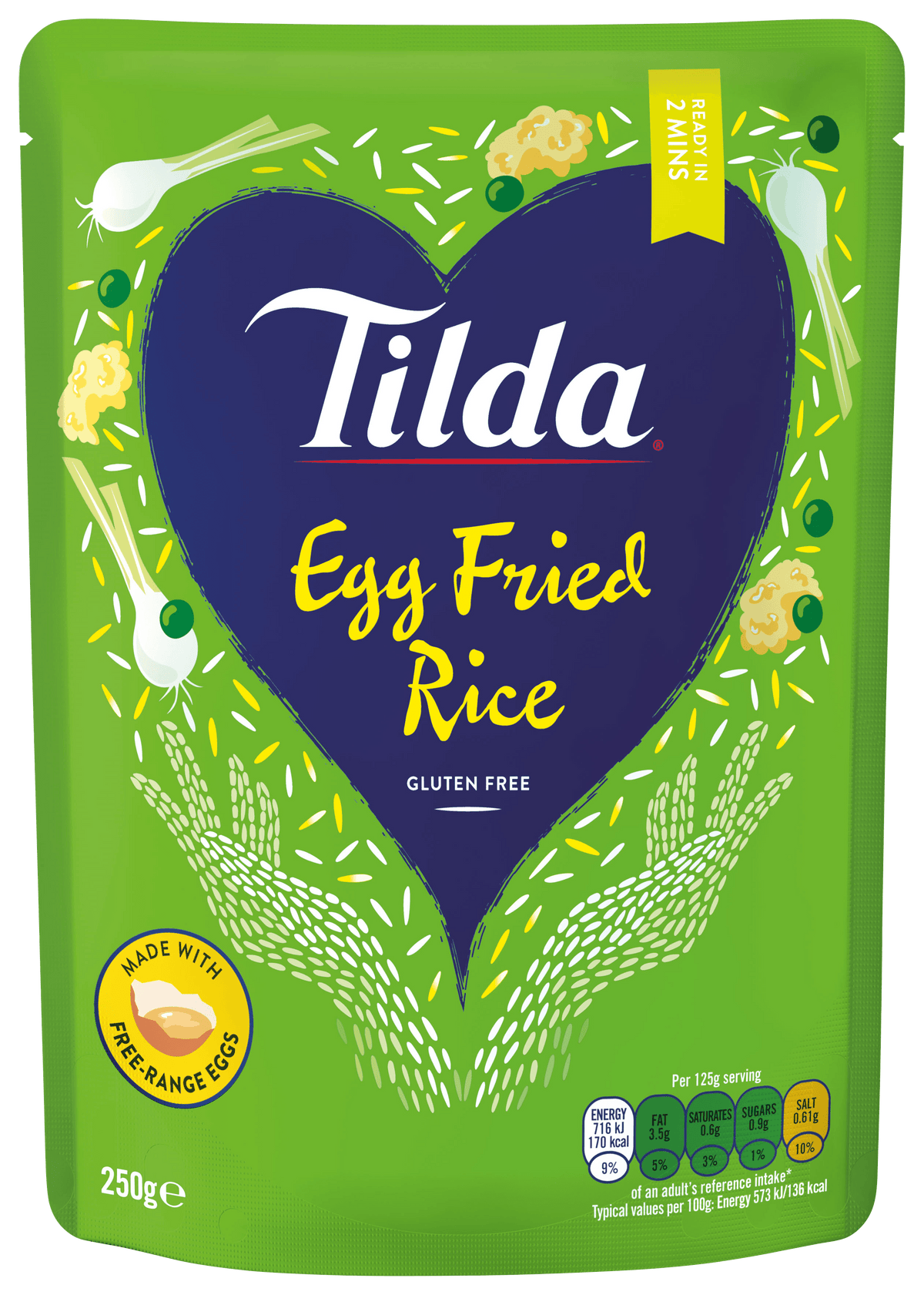 Tilda Steamed Basmati Egg Fried Rice - 250g - Jalpur Millers Online