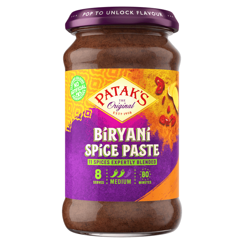 Patak's Biryani Paste - 283g - 2 FOR £4.00 - Jalpur Millers Online