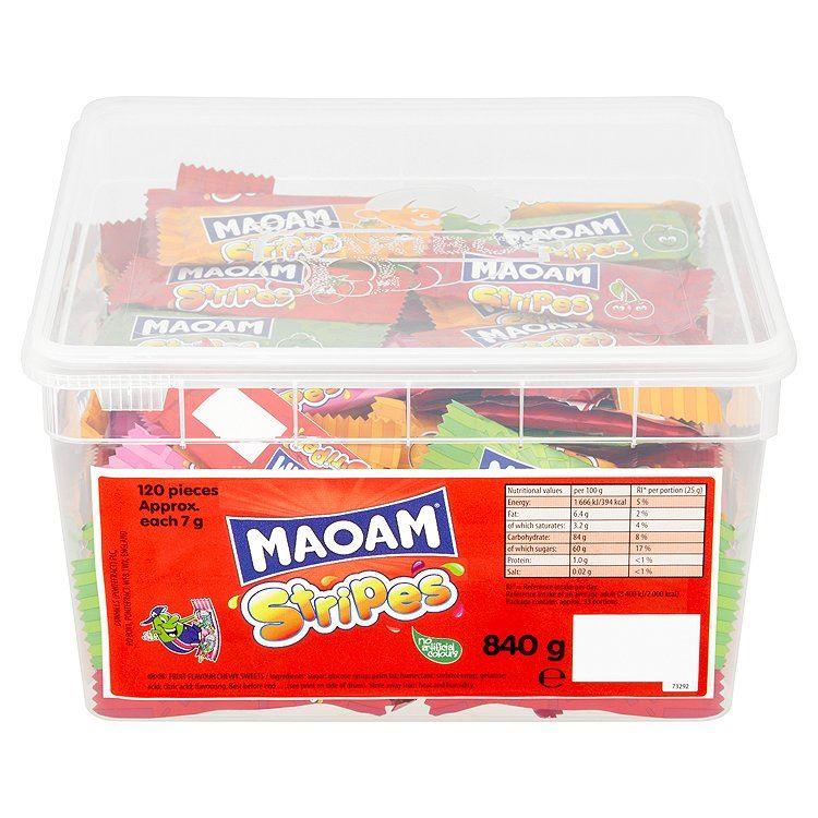 MAOAM Stripes - 840g - Approx 120 Pieces - Jalpur Millers Online