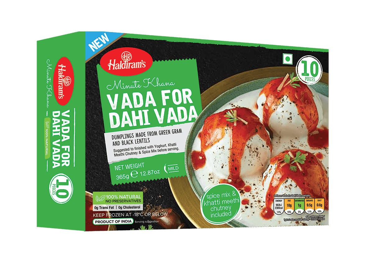 Haldirams - Frozen Vada For Dahi Vada - (10pcs) - 365g - Jalpur Millers Online