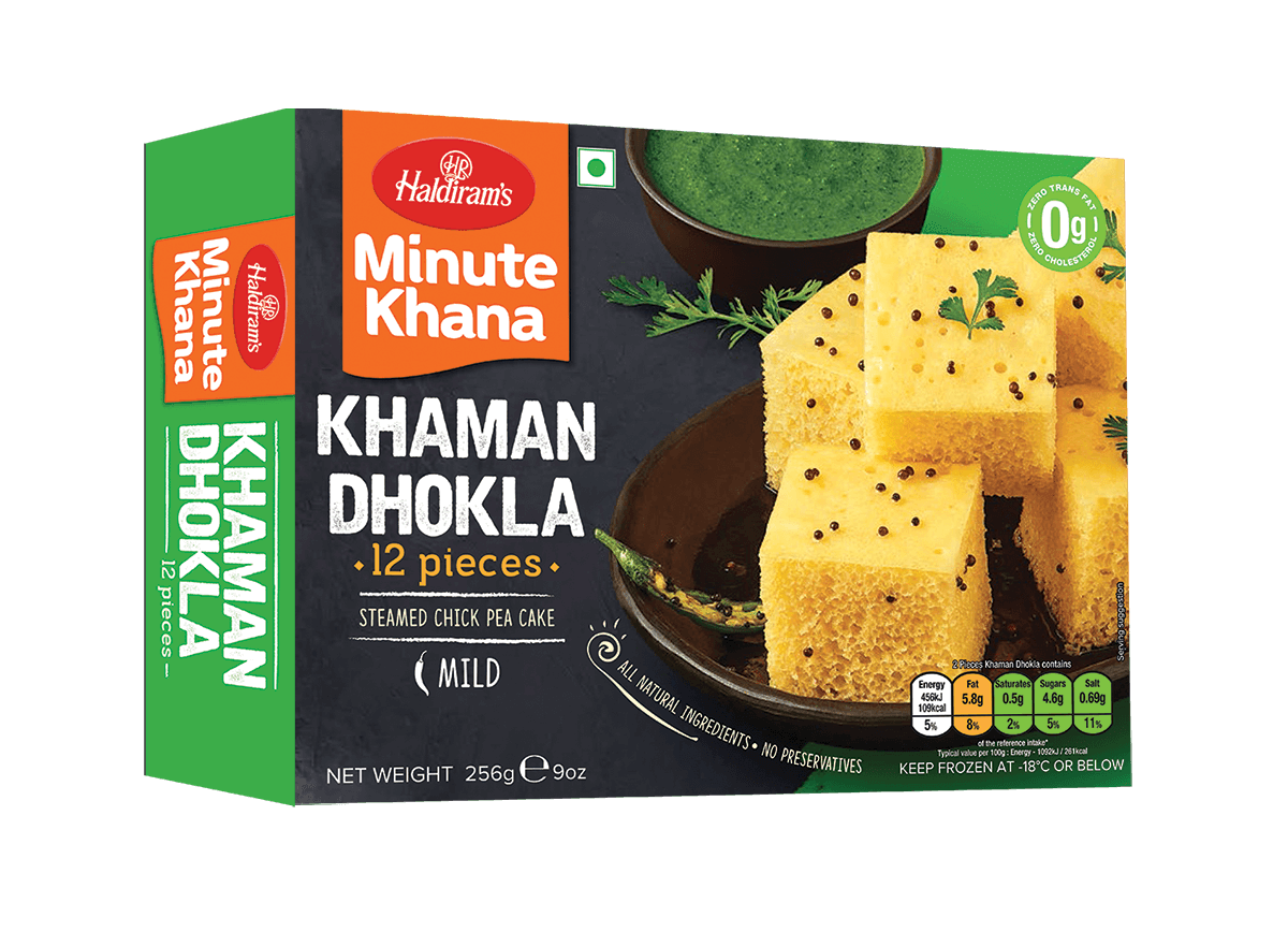 Haldirams - Frozen Khama Dhokla - (12pcs) - 265g - Jalpur Millers Online