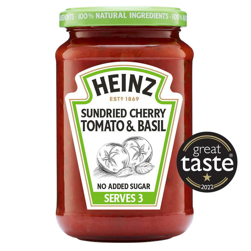 Heinz Sun Dried Cherry Tomato & Basil Pasta Sauce-350g