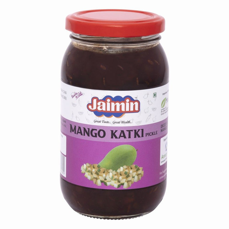 Jaimin Mango Kakti Pickle - (sweet mango pickle in small piecies) - 500g_1