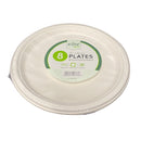 E-Lite 10'' Inch (26cm) Round Bagasse Plates - 8 Pack_1