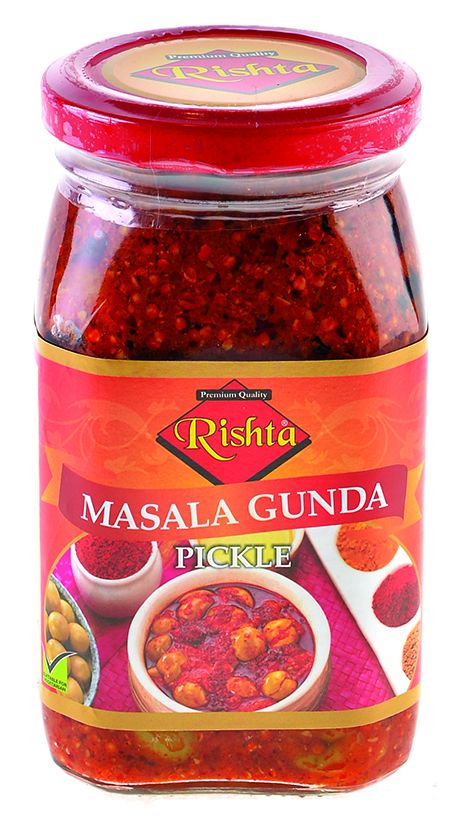 Rishta Masala Gunda Pickle - (masala gumberry pickle) - 400g_1