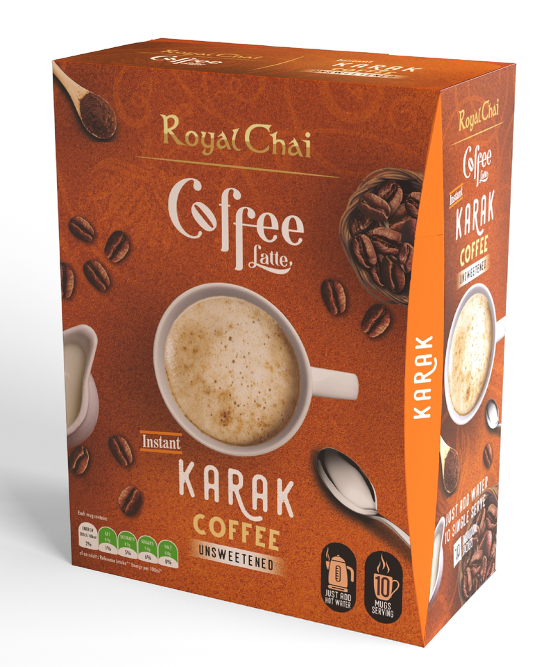 Royal Chai Coffee Latte Karak Coffee Unsweetened - 140g_2