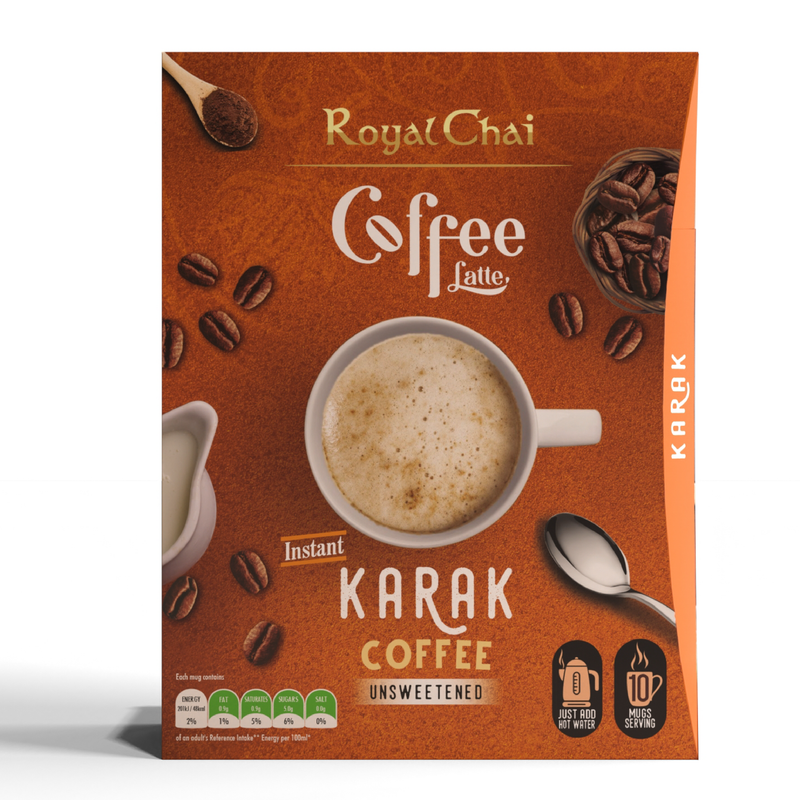 Royal Chai Coffee Latte Karak Coffee Unsweetened - 140g_1