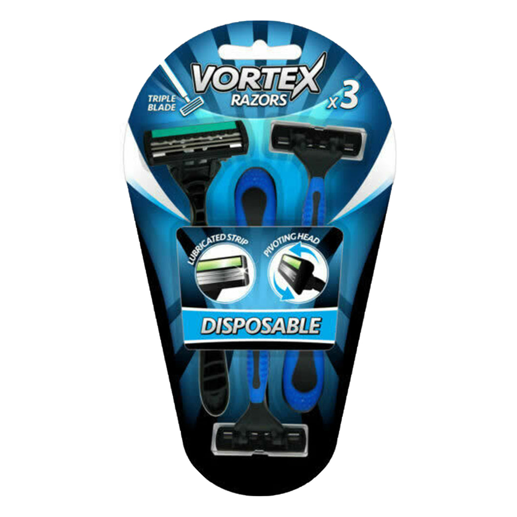 Vortex Mens Triple Blade Ultra Razors 3 Pack_1