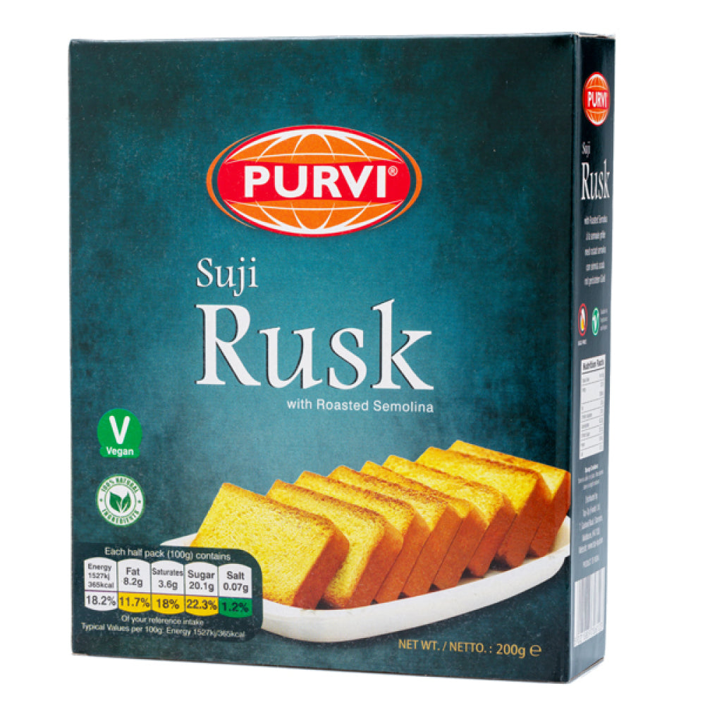 Purvi Semolina Rusk - 200g_1