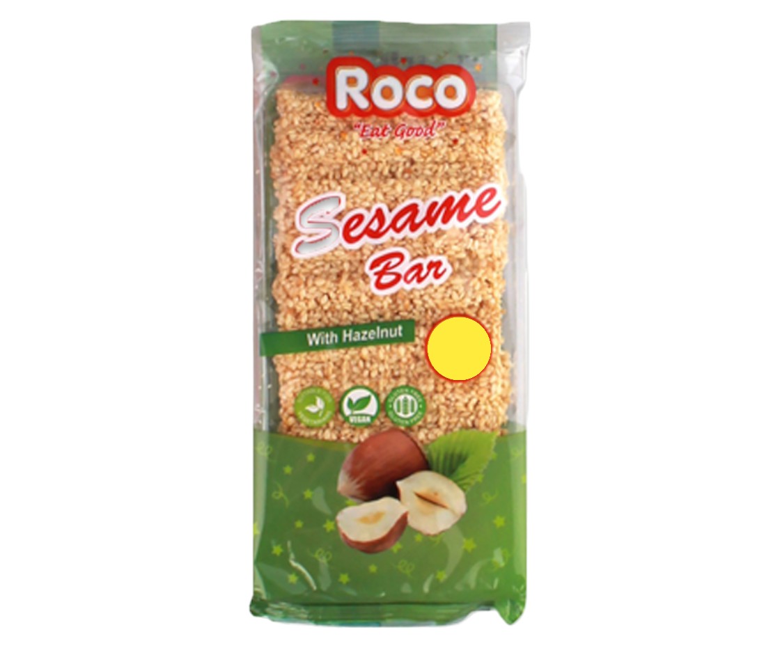 Roco Sesame Bar With Hazelnut - 50g