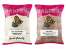 Jalpur Millers Spice Combo Pack - Agar Agar Powder 100g - Black Salt 100g (2 Pack)