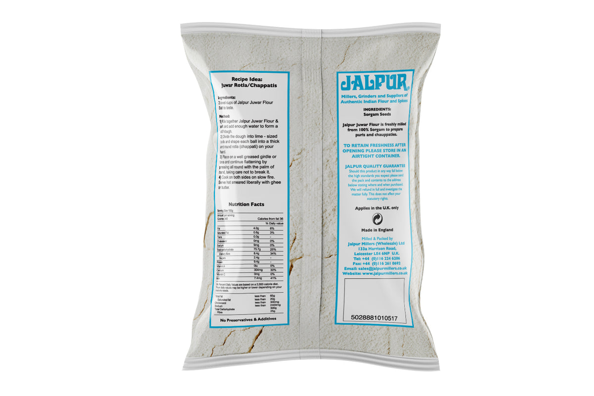 Jalpur Stone Ground Sorghum Flour (Juwar)