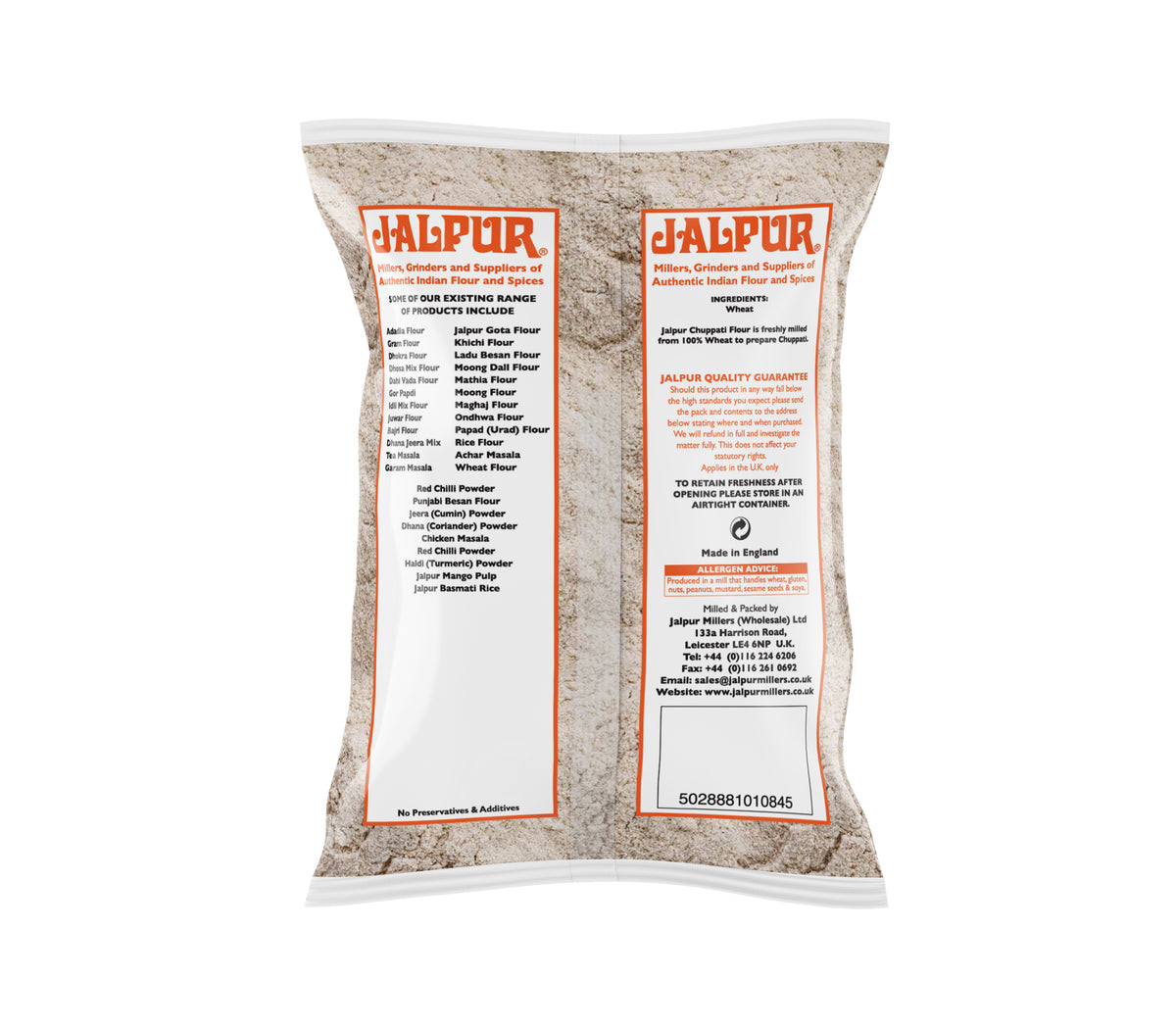 Jalpur 100% Pure Wheat Flour (Chappati Flour - Chuppati Flour)