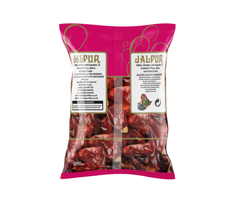 Jalpur Pure Whole Dried Birdseye Chillies - 50g