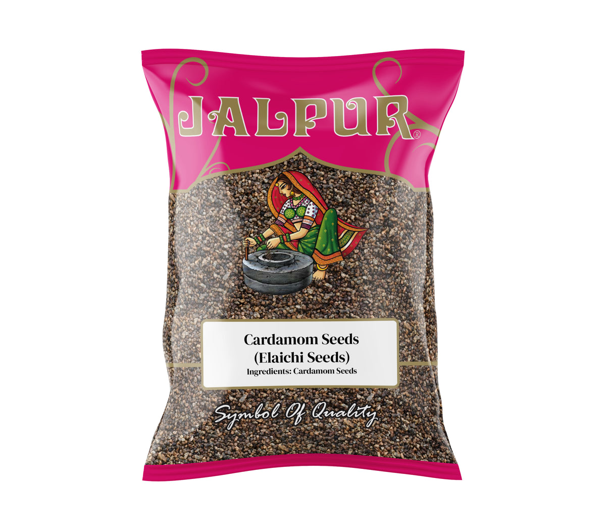 Jalpur Black Cardamom Seeds (from Green Cardamom Pods) - 100g