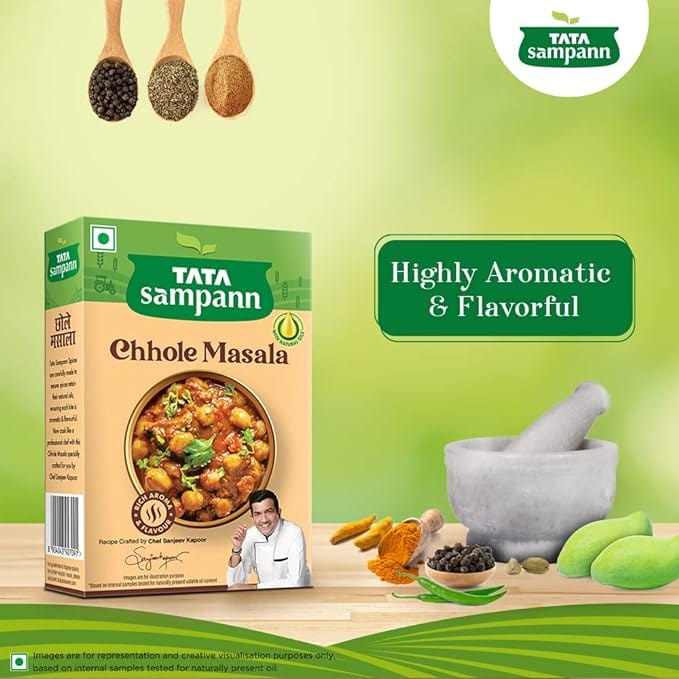 Tata Sampann Chhole Masala Seasoning Blend - 100g_2