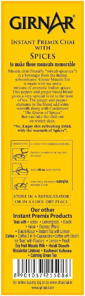 Girnar Masala Chai Instant Tea Premix With Spices - 140g_3