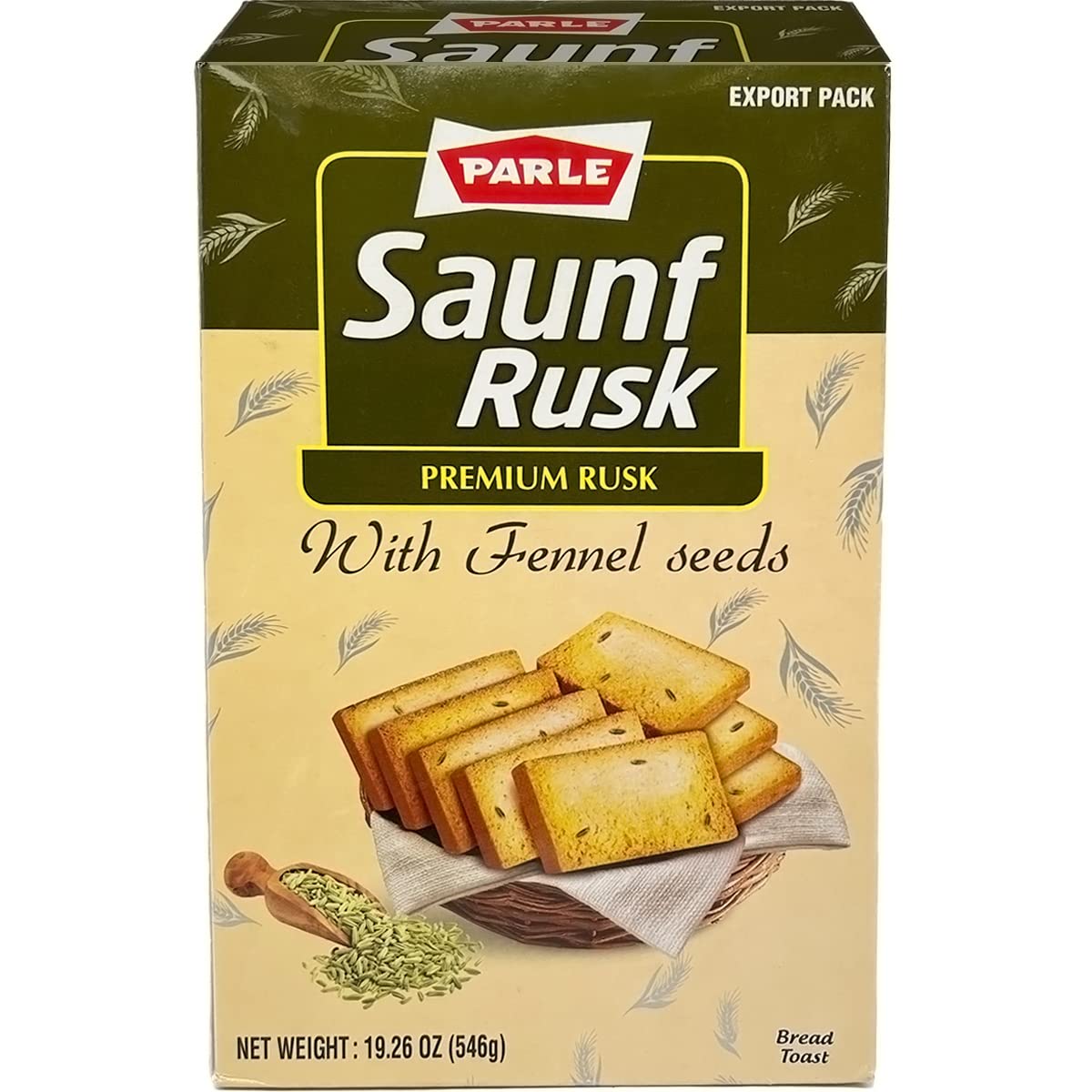 Parle Saunf Rusk with Fennel Seeds - 546g_1