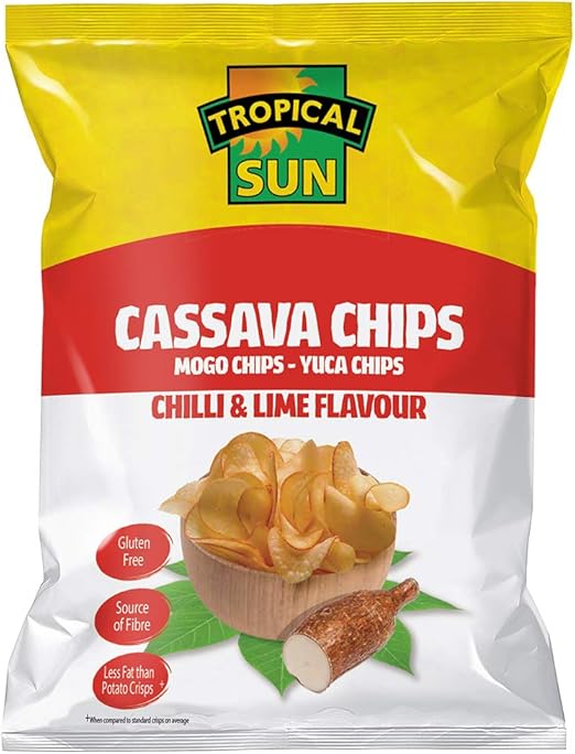 Tropical Sun Cassava Chips - (chiili and lime flavour) - 80g_1