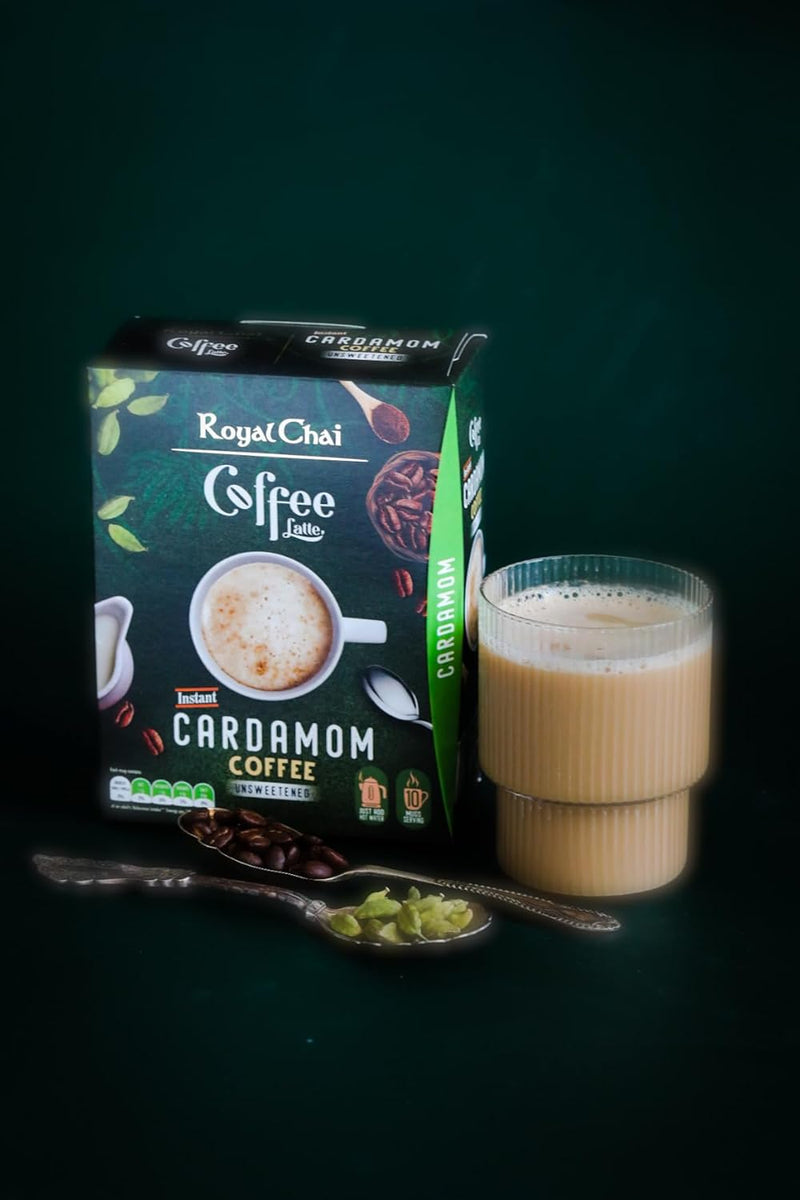 Royal Chai Coffee Latte Cardamom Coffee Unsweetened - 140g_6