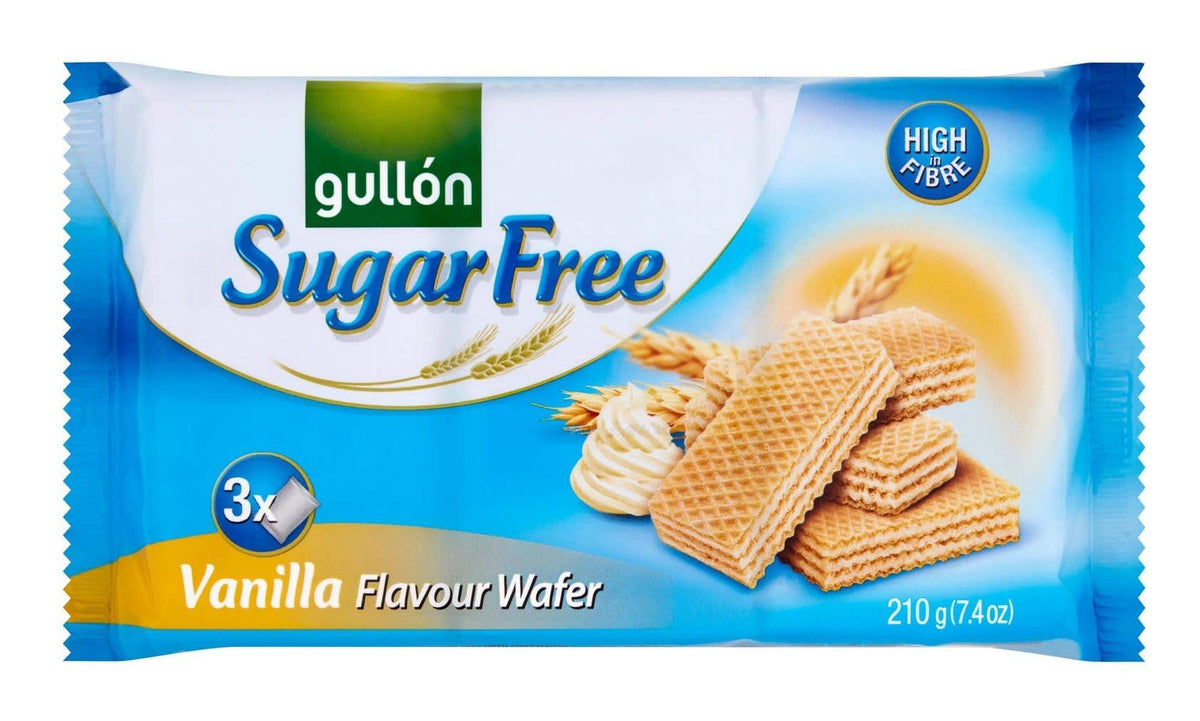 Gullon Sugar-Free Vanilla Wafers - 210g_1