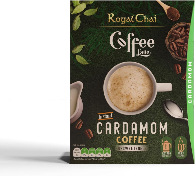 Royal Chai Coffee Latte Cardamom Coffee Unsweetened - 140g_2