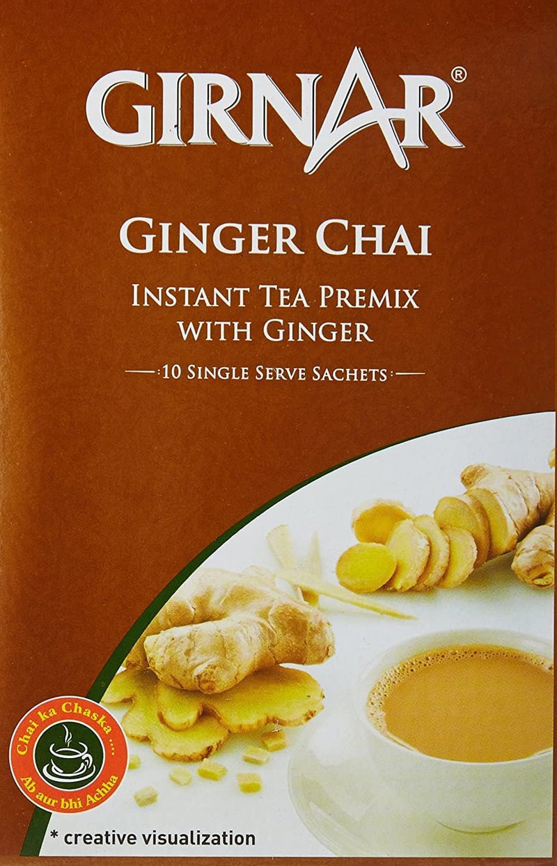 Girnar Ginger Chai Instant Tea Premix With Ginger - 140g_1