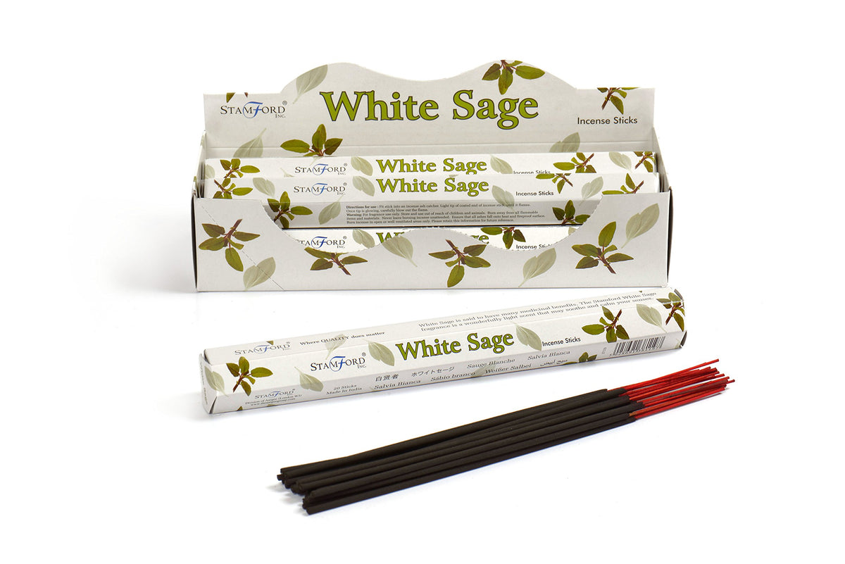 Stamford White Sage Agarbatti (incense Sticks) - 6 Pack_1