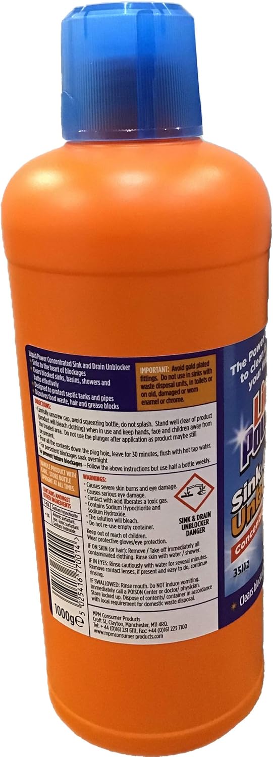 Liquid Power Sink & Drain Unblocker - 1ltr_2