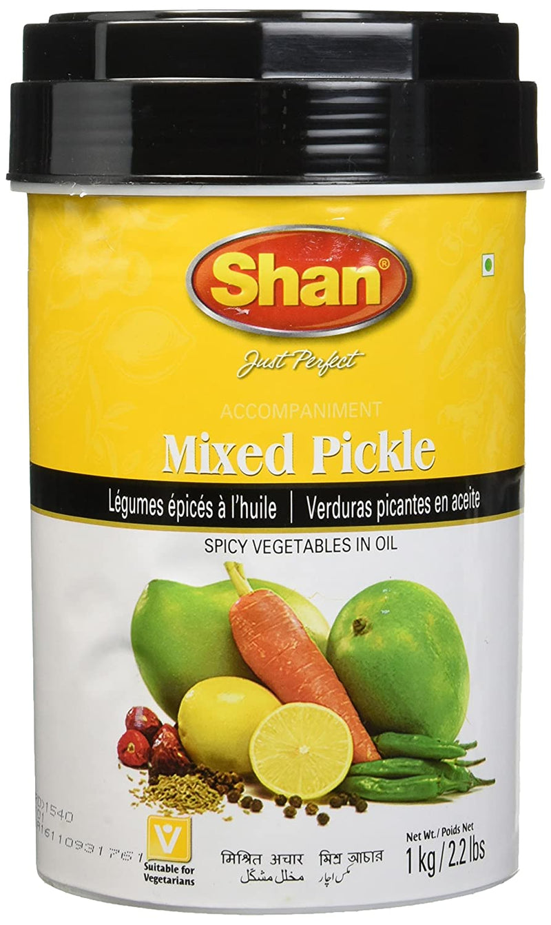 Shan Mixed Pickle - (spicy vegetables in oil) - 1kg_1